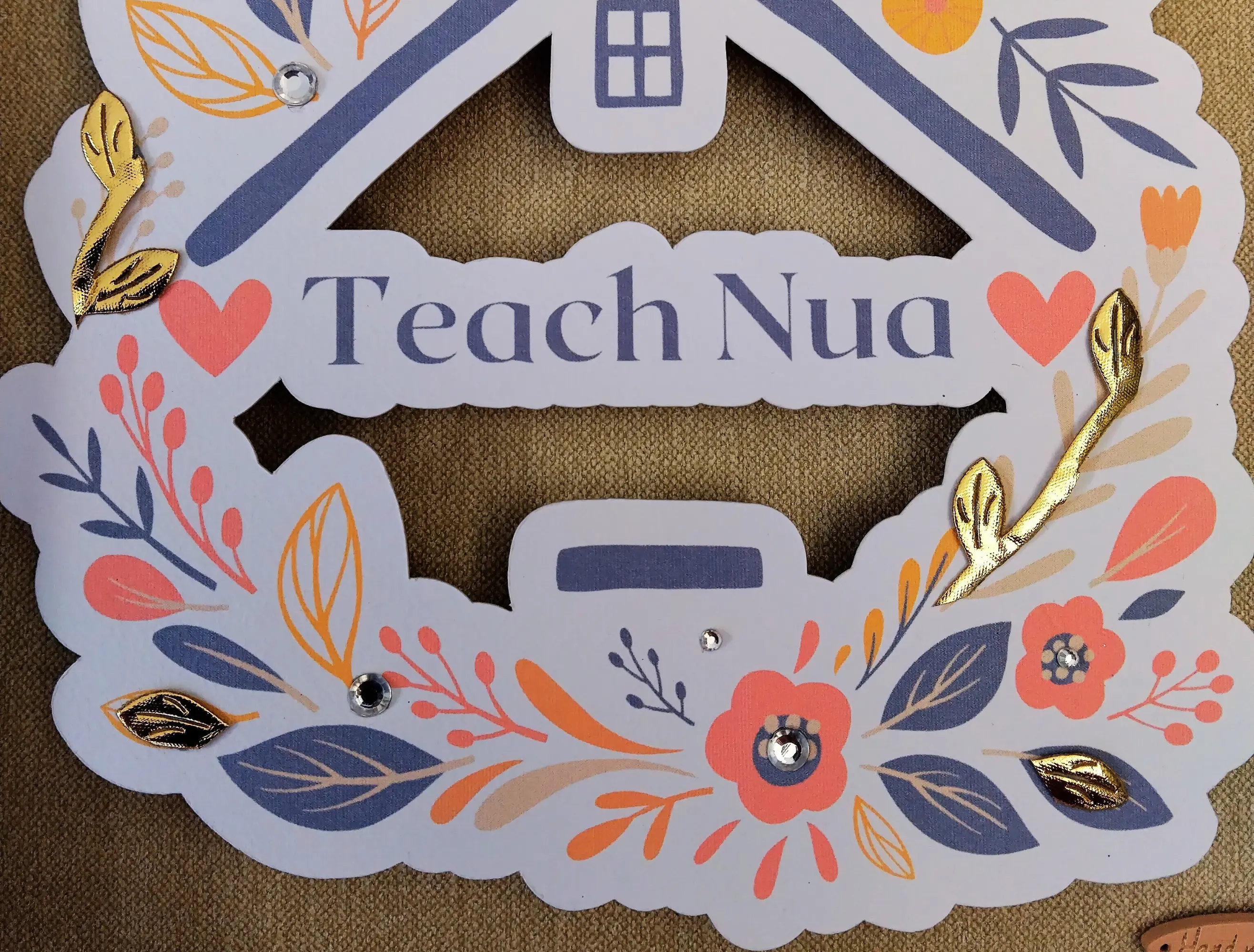 Teach nua irish new home gift frame