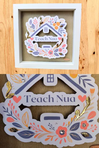 Teach nua irish new home gift frame