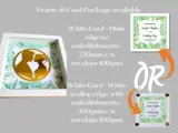 Personalised wedding frame wedding abroad gift idea